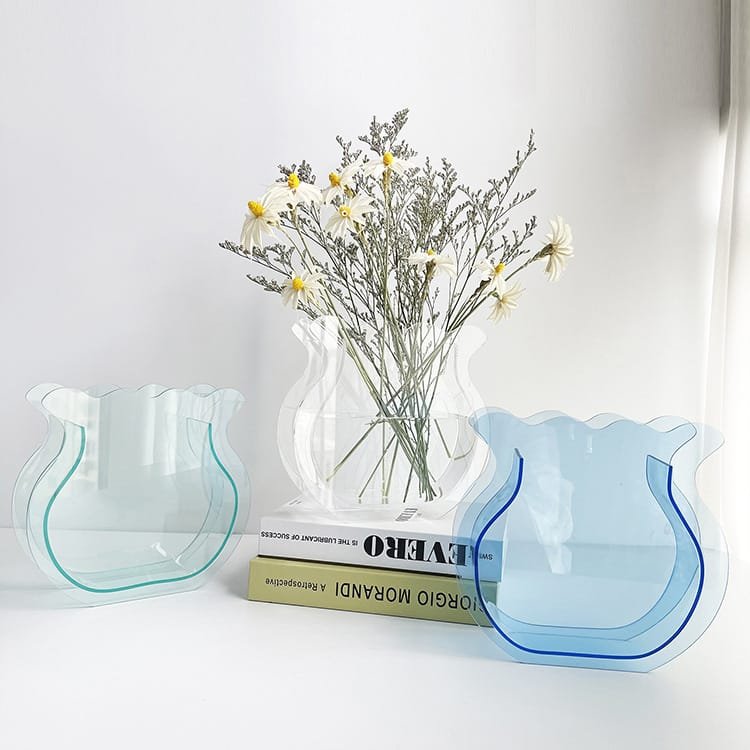 Sculptural acrylic vessels