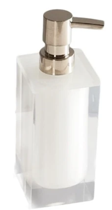 Unbranded dispenser appearance reference extracted from the February 2024 correspondence.