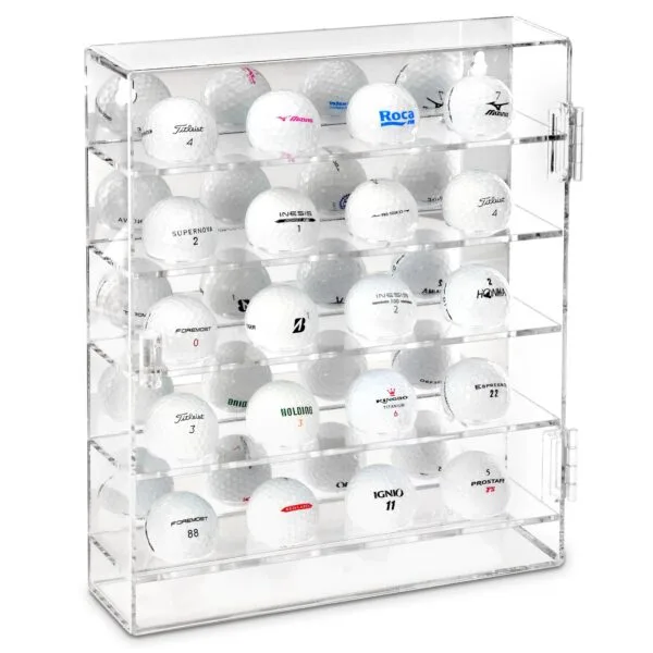 Custom Luxury Acrylic Golf Ball Display Stand - clear 2