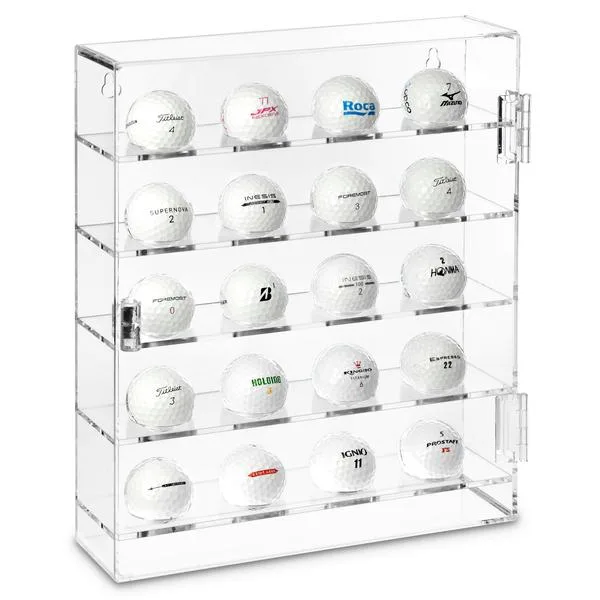 Custom Luxury Acrylic Golf Ball Display Stand - clear