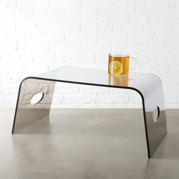 Premium Innovative Design Acrylic Coffee Table - brown 1