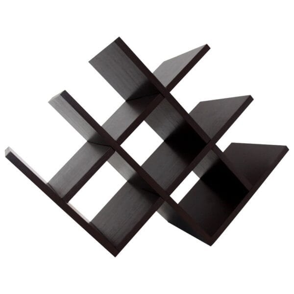 Acrylic Wine Bottle Stand Custom Wine Stand - black 4