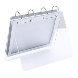 Custom Acrylic Desk Calendar Acrylic Calendar Stand - clear