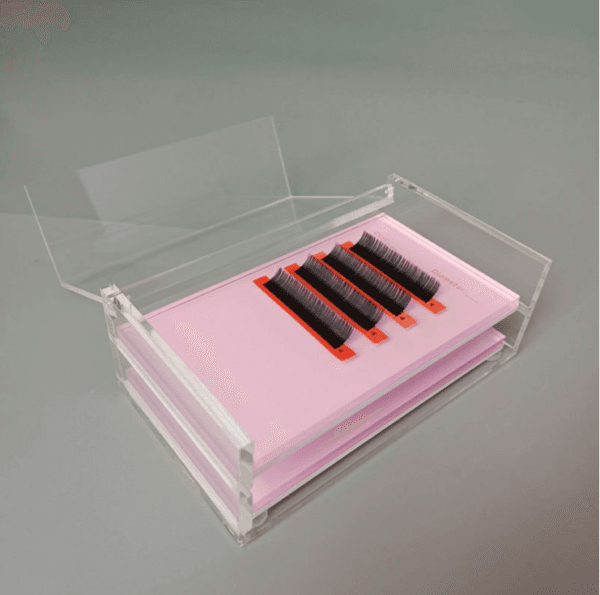 Pink Diamond Double Tray Lash Case 4