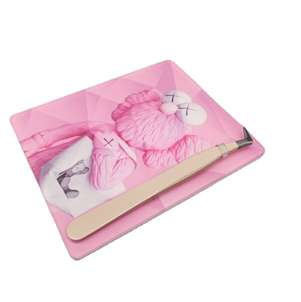 Fashion Iridescent Lash Tray With Magnet - pink 1