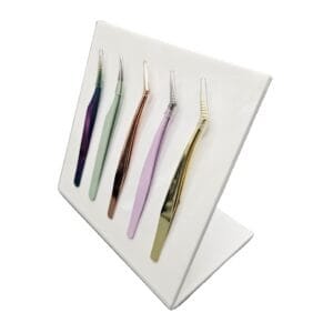 Customized Tweezers Eyelash Extension - white 2
