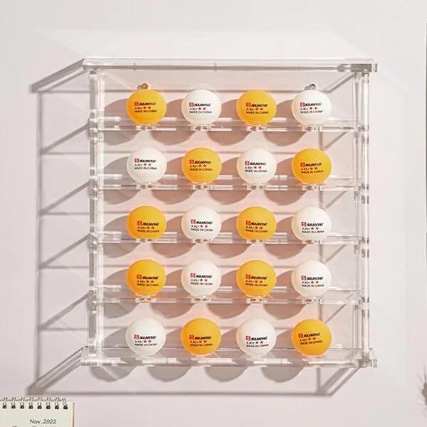 Custom Luxury Acrylic Golf Ball Display Stand - clear 6