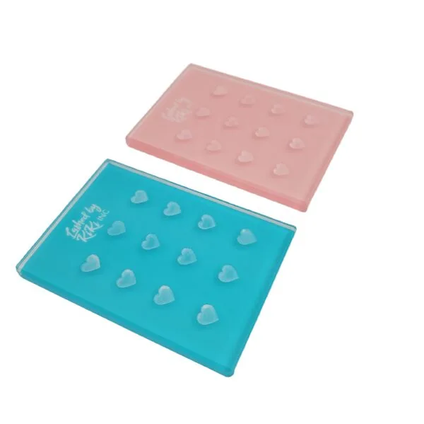 Crystal Star Glue Tile For Lash Extensions - green pink