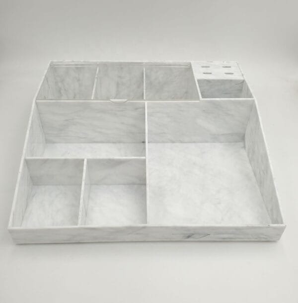 High-Quality Acrylic Eyelash Cart Organizer Box - white 1