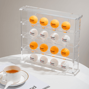 Custom Luxury Acrylic Golf Ball Display Stand - clear 5