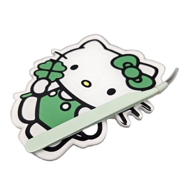 Glass Plate Lashes Hello Kitty Eyelash Tile 1