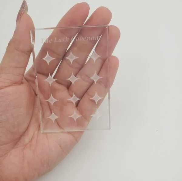 Crystal Star Glue Tile For Lash Extensions - clear 5