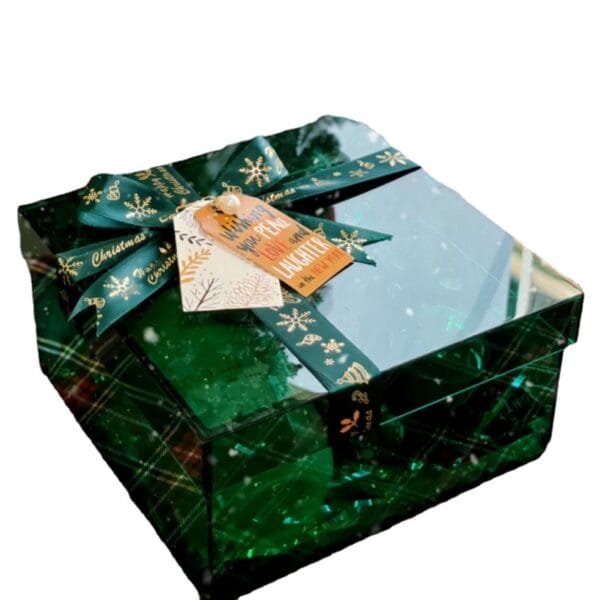 Wholesale Acrylic Crystal Clear Box Small Boxes Square - green