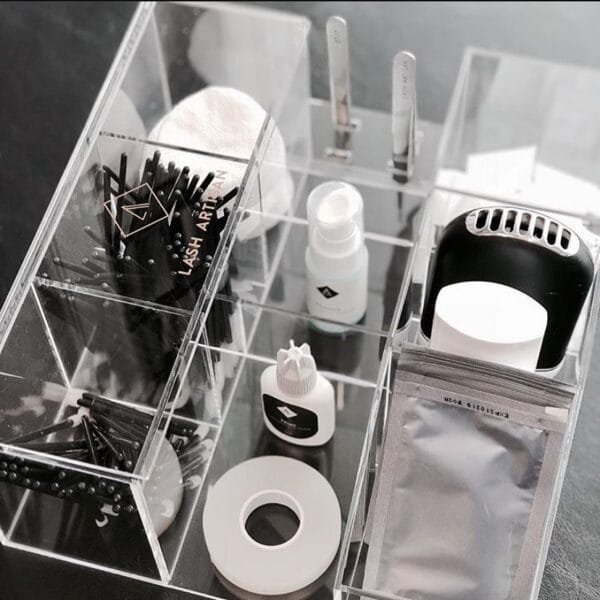 clear lash organizer - 1