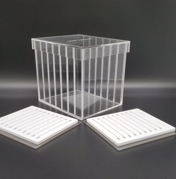 Acrylic Empty Lash Box With Tray Acrylic Clear Lash Box - 5 tiles