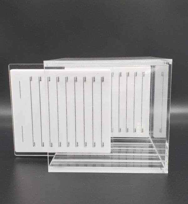 Acrylic Empty Lash Box With Tray Acrylic Clear Lash Box - tiles