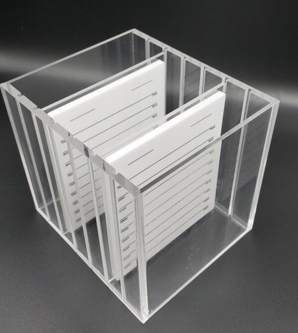 Acrylic Empty Lash Box With Tray Acrylic Clear Lash Box - clear -tiles