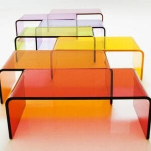 Acrylic Coffee Table Acrylic Console Table Acrylic Desk Table - colorful