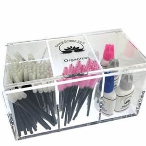 Lash Display Organizer Lash Room Organizer Lash Station Organizer - clear