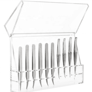 Wholesale Acrylic Tweezer Box Tweezer Holder Acrylic Tweezer Stand - clear 5