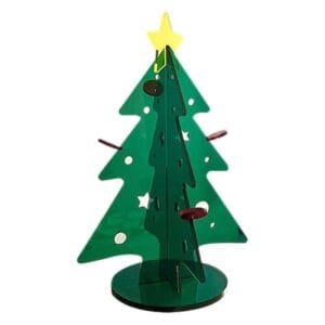 Acrylic Christmas Tree Christmas Gift Creative Decorative Ornament - green1