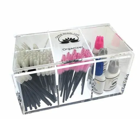 Lash Display Organizer Lash Room Organizer Lash Station Organizer - clear