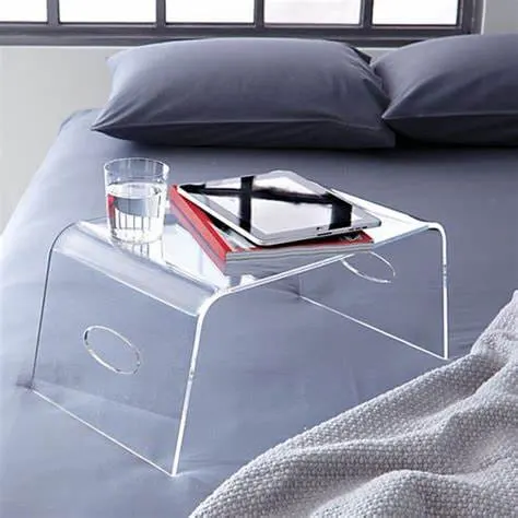 Premium Innovative Design Acrylic Coffee Table - clear 5