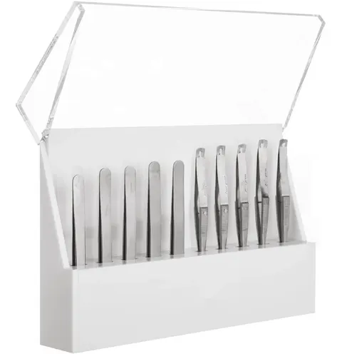 Wholesale Acrylic Tweezer Box Tweezer Holder Acrylic Tweezer Stand - clear 2