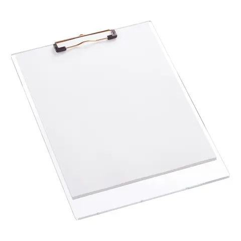 Acrylic Clipboards A Modern Twist on a Classic Office Essential - clear 2