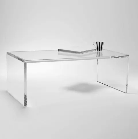 Acrylic Coffee Table Acrylic Console Table Acrylic Desk Table - clear 2