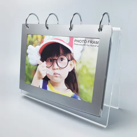 Custom Acrylic Desk Calendar Acrylic Calendar Stand - clear 2