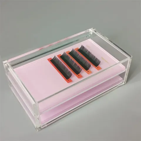Pink Diamond Double Tray Lash Case 3
