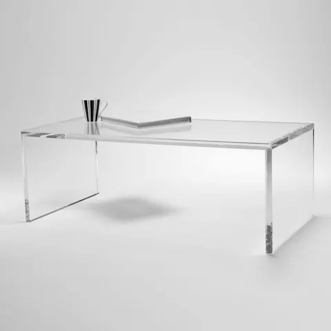 Acrylic Coffee Table Acrylic Console Table Acrylic Desk Table - clear 4