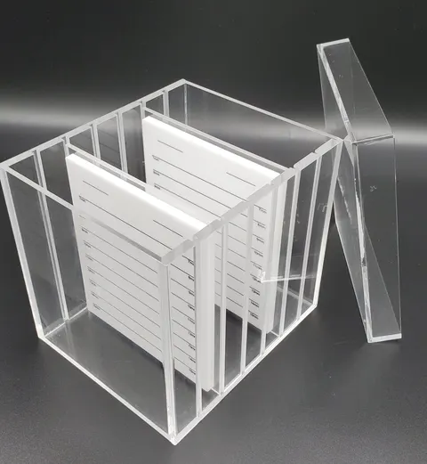 Acrylic Empty Lash Box With Tray Acrylic Clear Lash Box - 1