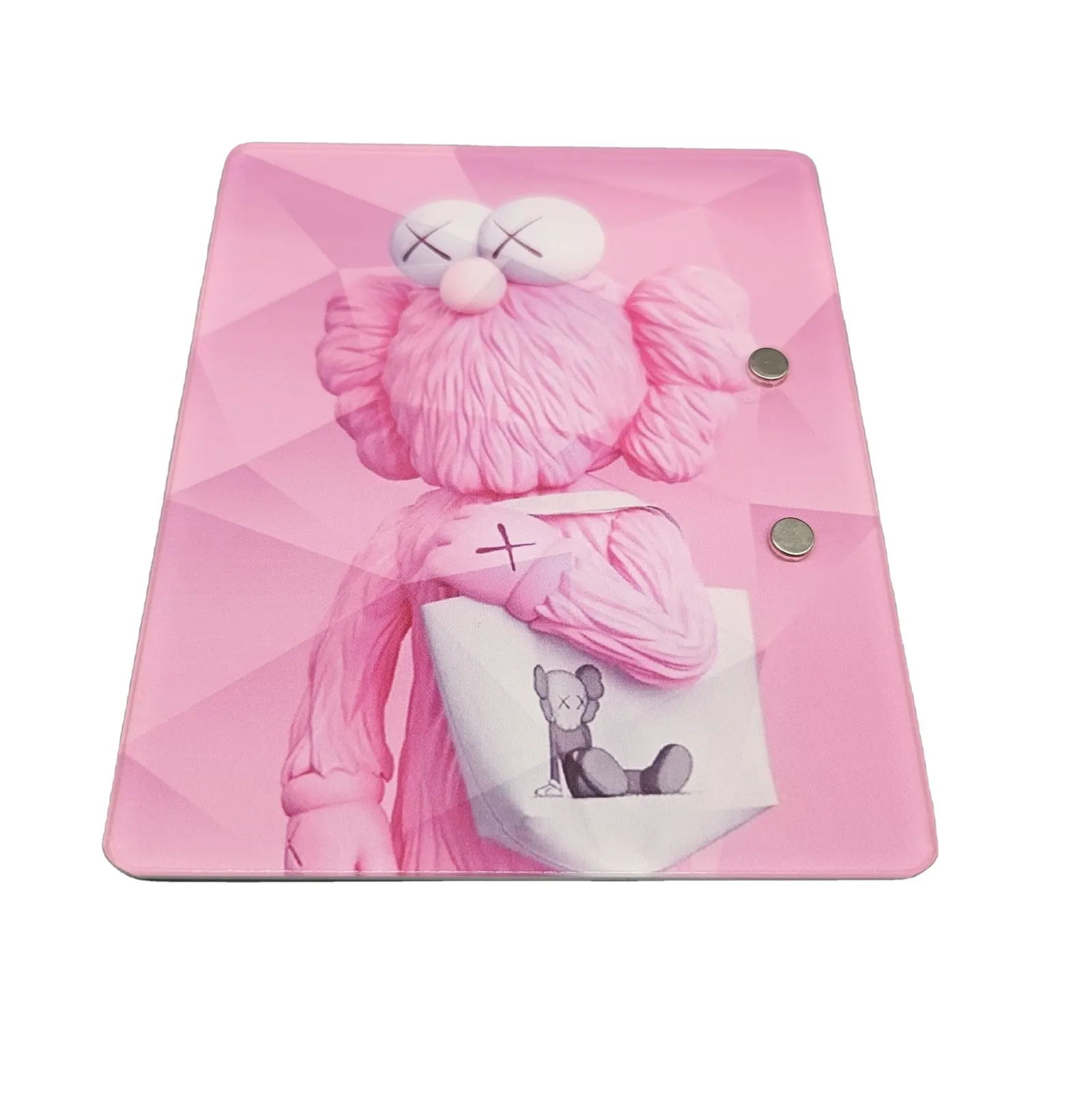 Fashion Iridescent Lash Tray With Magnet - pink 3