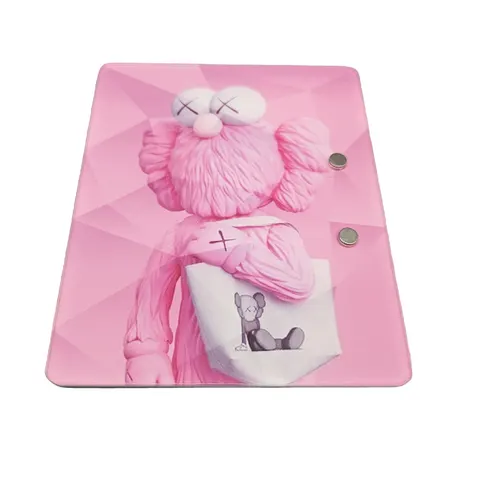 Fashion Iridescent Lash Tray With Magnet - pink 3