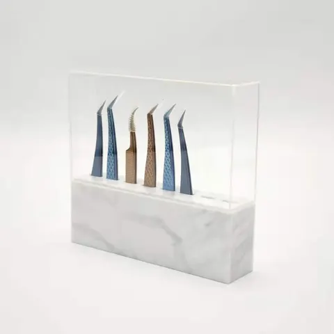 Wholesale Acrylic Tweezer Box Tweezer Holder Acrylic Tweezer Stand - clear