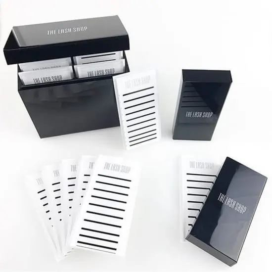 Custom Eyelash Box Eyelash Customized Box Black Lash Box - 1