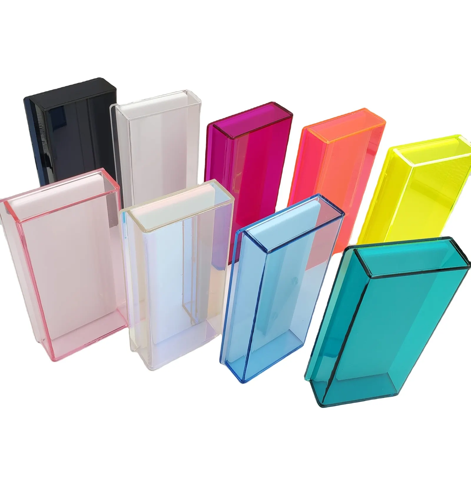 Acrylic Lash Tile Clear Colorful Lash Box 1