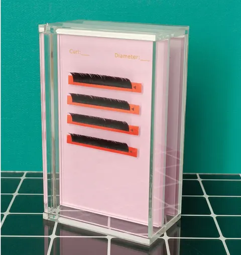 Pink Diamond Double Tray Lash Case 2