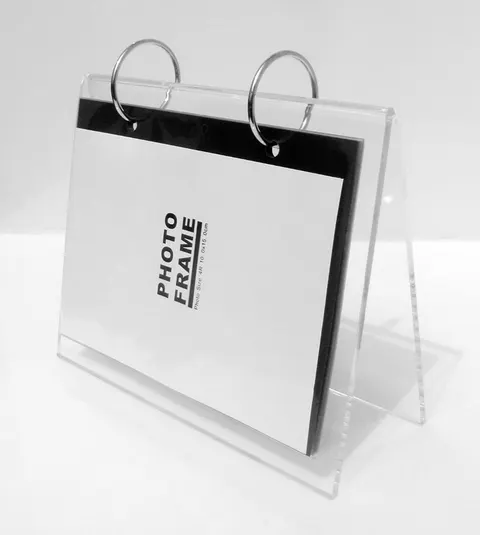 Custom Acrylic Desk Calendar Acrylic Calendar Stand - clear 3